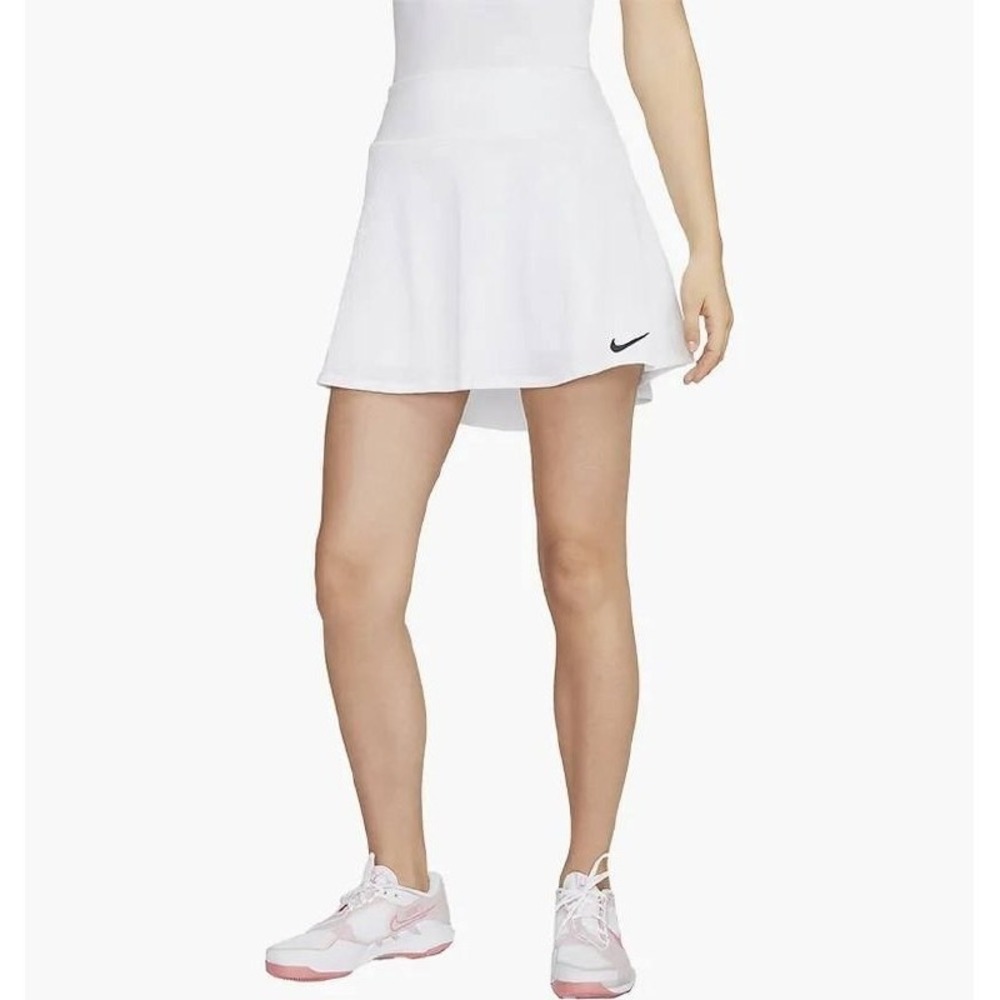 Nike Court Dri-Fit Advantage Club Y2K preppy tennis Skirt White Medium A006532
